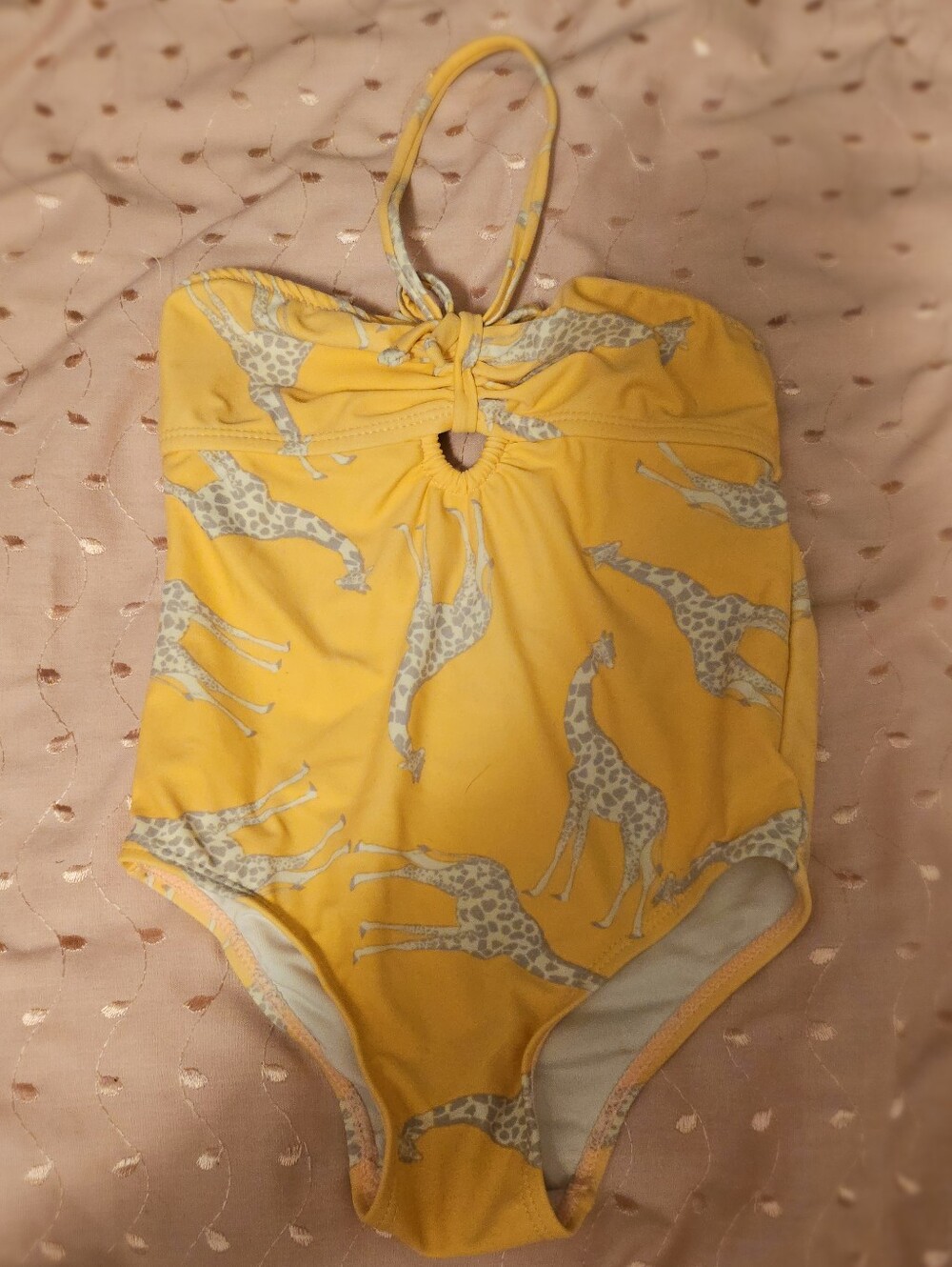 Jessica Simpson Toddler Giraffe One-Piece Swimsuit (Size 24M)